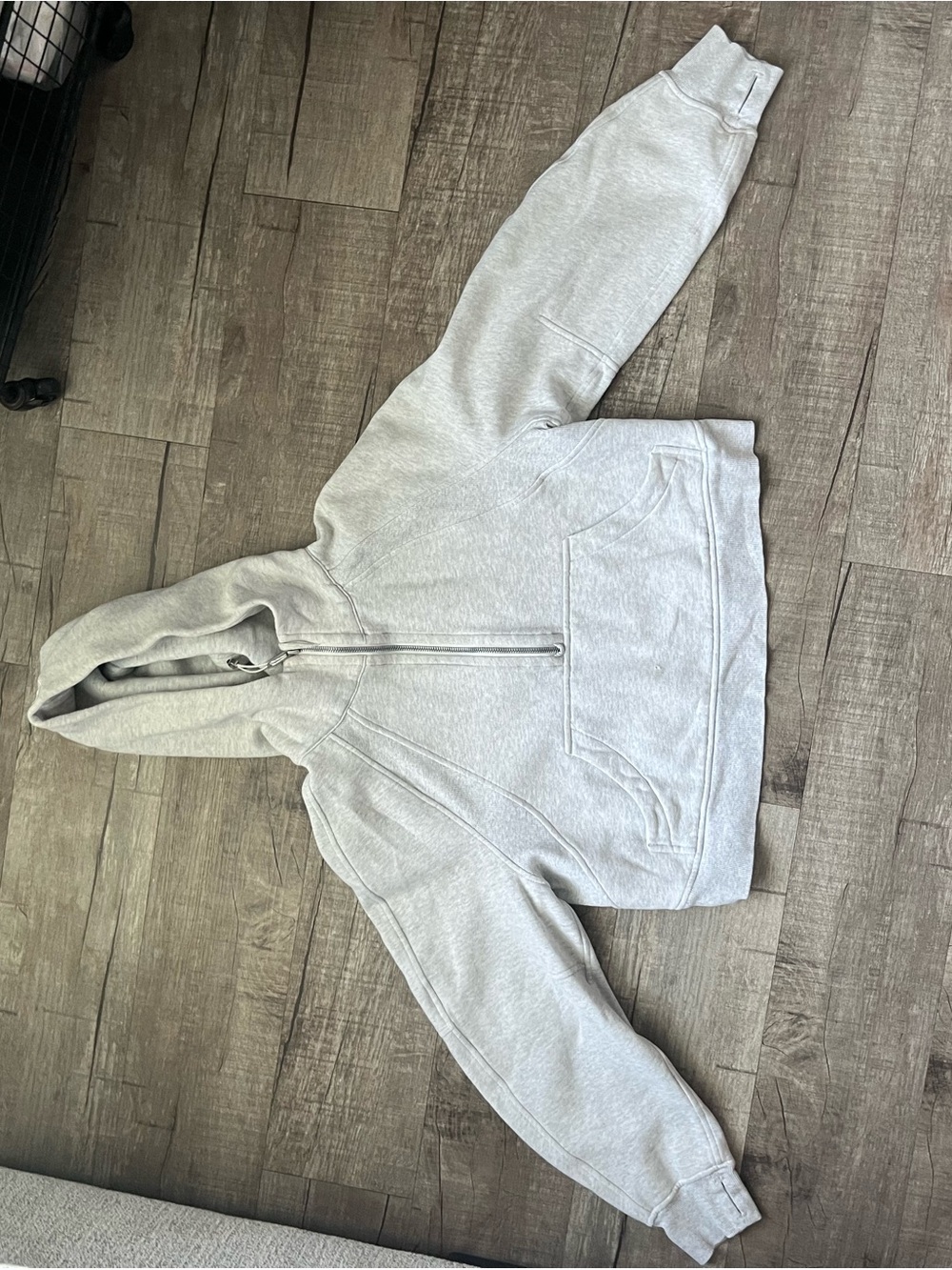 lululemon Gray scuba Hoodie